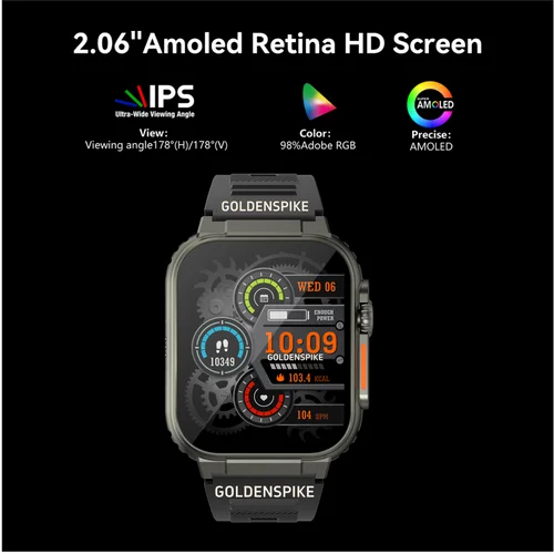 Imagen 2 del producto Microwear Ultra Ai3 Smartwatch 5G 180 ° Cámara giratoria Google Play GPS WIFI Pantalla Amoled HD de 2,2 pulgadas 4G Llamadas Smartwatch Hombres