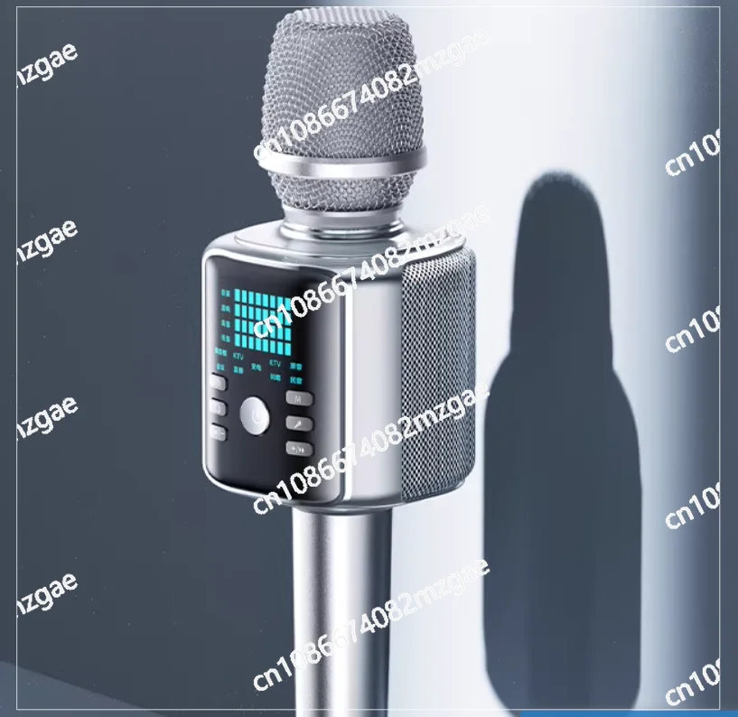for H9 Wireless Karaoke Mic Speaker - Portable All-in-One Singing System with Sound Card for Home KTV