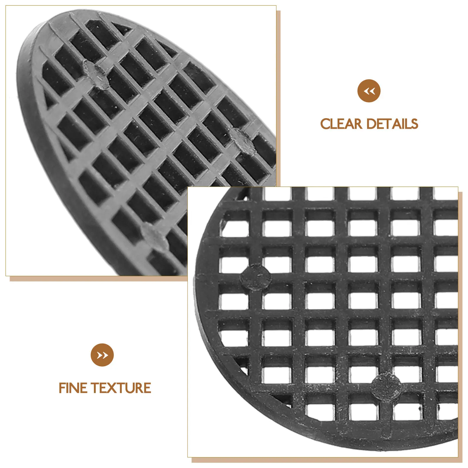 100pcs Planter Drainage Mesh Pads for Flowerpots, Garden, Bonsai & Home – Plastic Bottom Net for Root Aeration