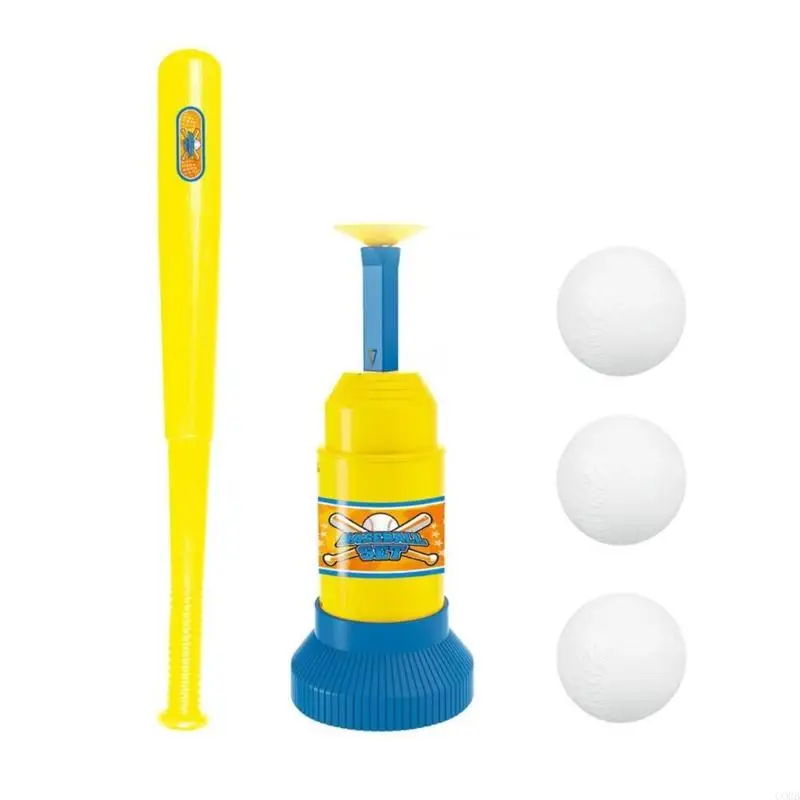 CORB Batting Practice Baseball Set With Foam Balls Step Pitcher For Children Fun