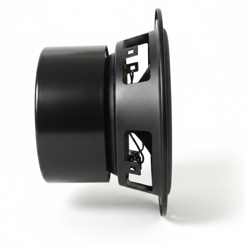 MW Audio 2 Stück 5,25" Auto-Tieftöner 50W 4/8 Ohm, Fiberglas-Membran 25mm Schwingspule Bass-Treiber – Detail 4