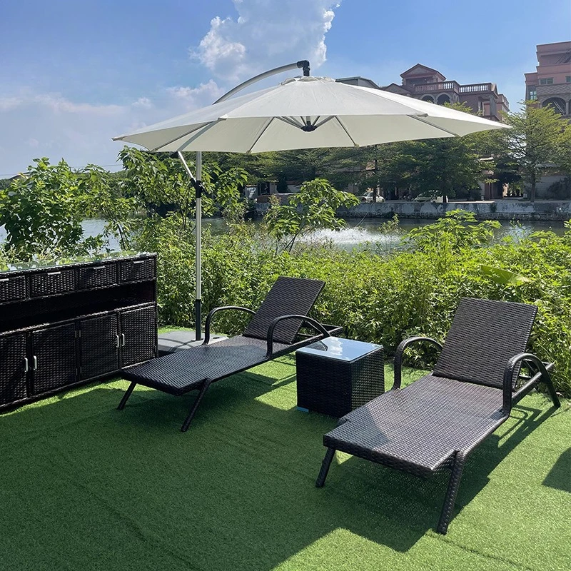 

Outdoor furniture: seaside beach, rattan lounge chair, resort B&B, community storage cabinets, flower boxes, coffee tables