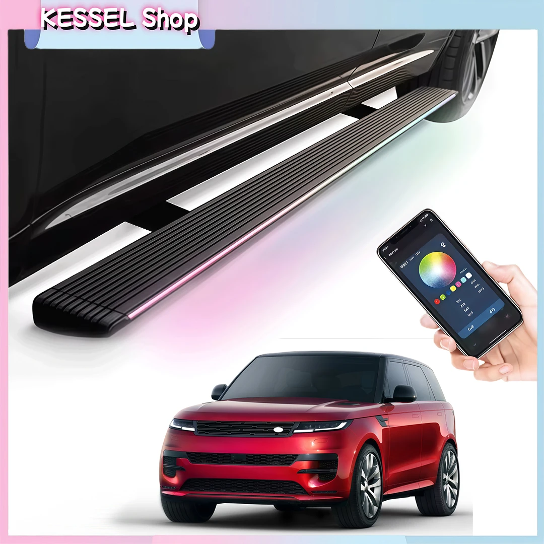 

Deployable Power Side Step with LED Light Electric Running Boards for Range Rover Sport L461 2023-2026 Retractable Truck Steps