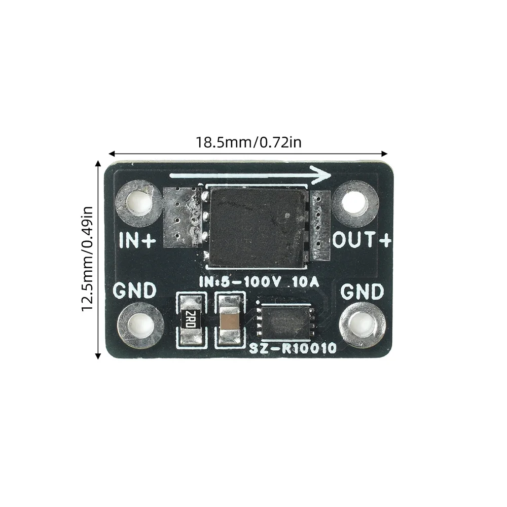 25A/30A Ideal Diode Module High Current Battery Protection Module 5-100V Solar Battery Reverse Protection