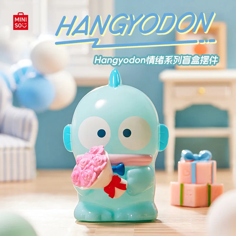 

Miniso Sanrio Blind Box Hangyodon Figure Emotional Series Mystery Box Action Figurine Kawaii Cartoon Model Collection Toys Gifts