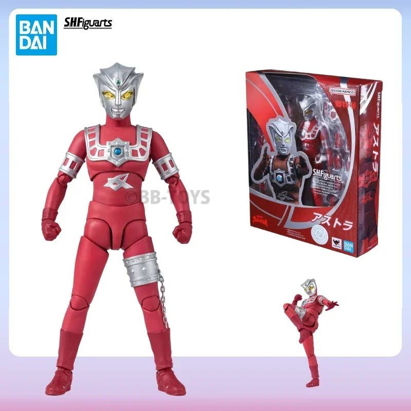 In Stock Bandai S.H.Figuarts Ultraman Series SHF Astra Movable Anime Action Figure Toys Collectible Original Box Hobbies BB