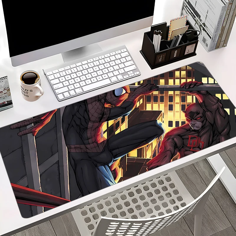 Keyboard Office Desk Mat Rubber Daredevil Cool Large Playmat XXL Mousepad Anti Slip Laptop Gaming Mouse Pad Gamer Table Carpet