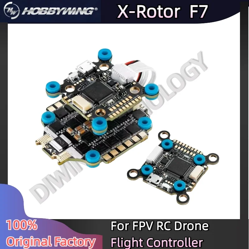 Hobbywing XRotor F7 Flight Controller RC Control ESC  Support Current Voltage Monitoring 32*32mm FC For FPV Drone Accessories