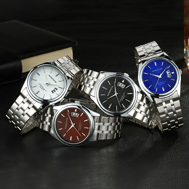 럭셔리 남자 시계 30m 방수 날짜 시계 남성 스포츠 시계 남자 석영 캐주얼 손목 시계 Relogio Masculino