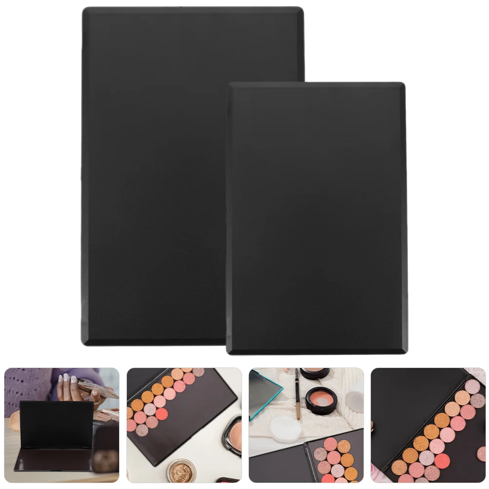 2 Pcs Eyeshadow Palette Lipstick Blush Makeup Pan Empty Magnetic Palettes for Tray Miss