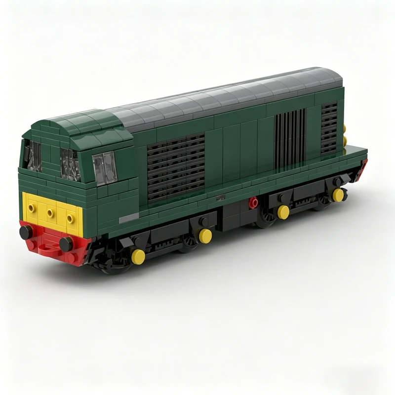 755Pcs Classic Diesel Locomotive Train Model Building Blocks Educational Diy Assembly Toy For Collection Display Birthday Gift