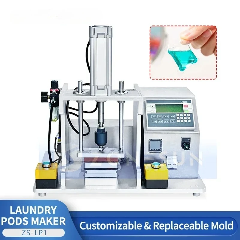 ZONESUN vainas de lavandería máquina de sellado de muestras vainas de lavado vainas de detergente lavadora máquina de embalaje de cápsulas ZONES-LP1