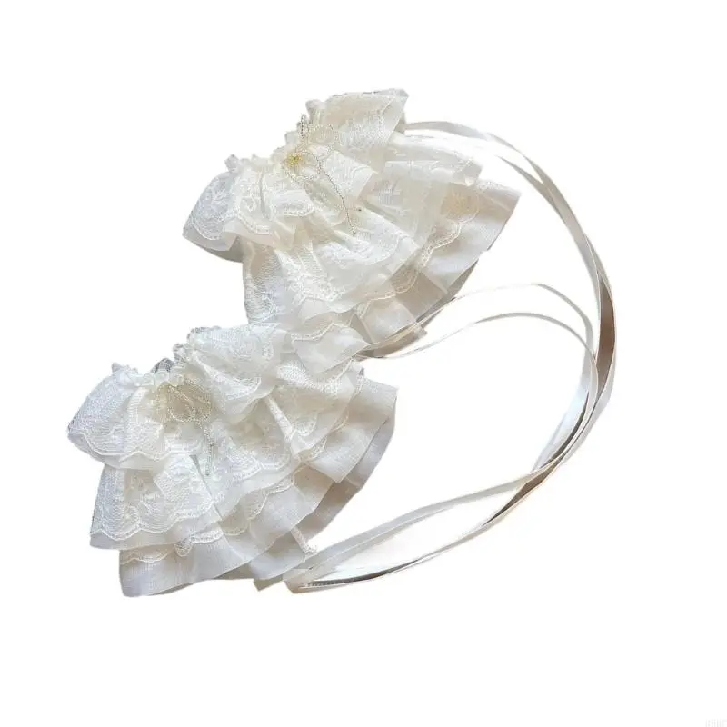 39BCマルチレイヤーレースアームスリーブコスチューム写真とファッションの衣装