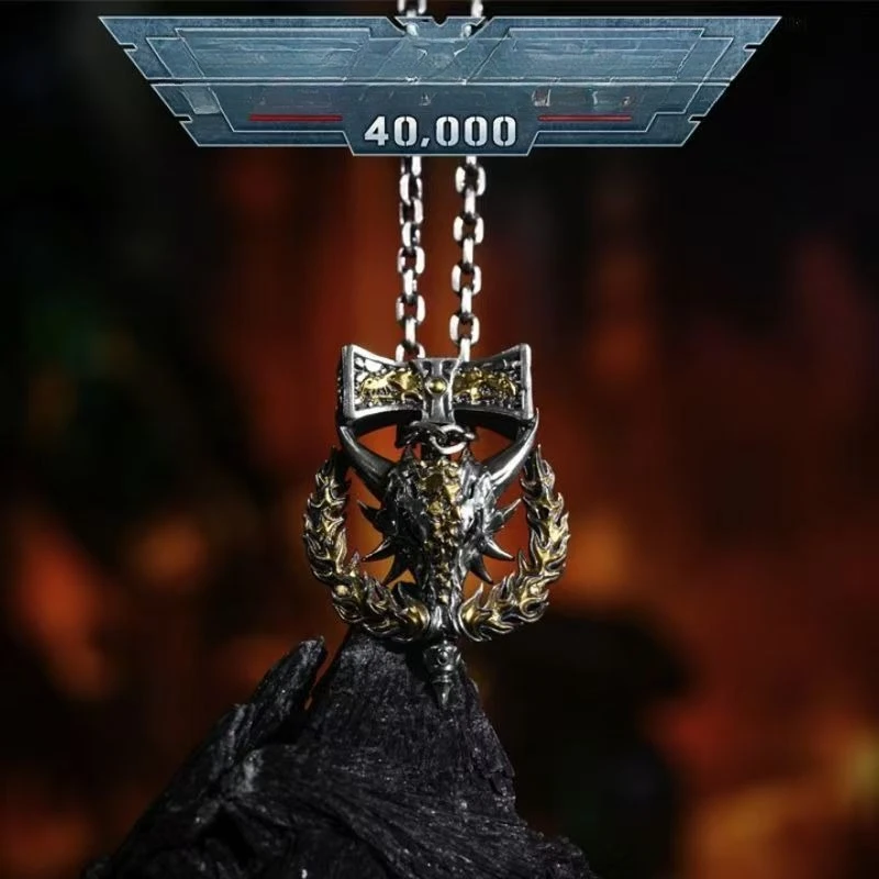 

New Fashion Simple Retro Trend Salamander Monster Necklace Pendant Men and Women Hip Hop Punk Rock Cool Gift Pendant Accessories