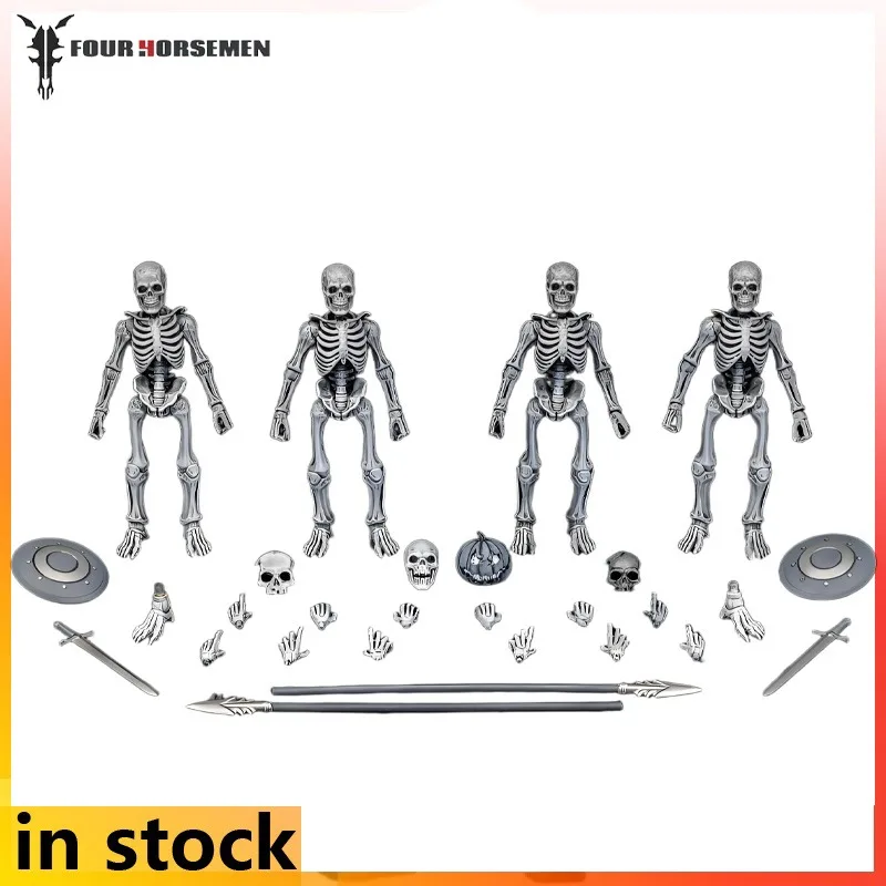 

Four Horsemen Studios Genuine Special Projects Series Graveyard Skeletons Model Toys Movable Collectibles Rare Toys