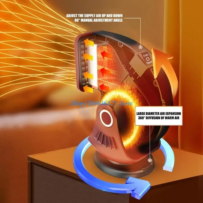 

Pack of 2 Practical 12V Automotive Heaters for Enhancing Visibilities and Warmth