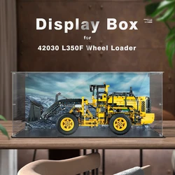 Acrylic Display Box for Lego 42030 L350F Wheel Loader Dustproof Clear Display Case (Toy Bricks Set not Included）