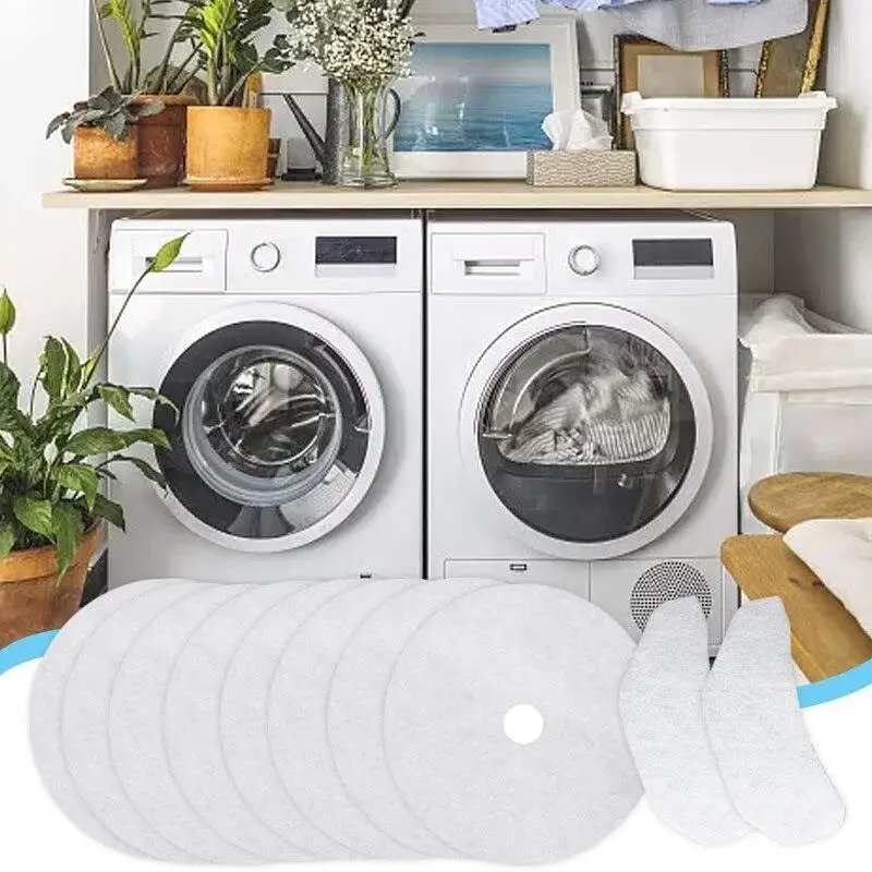 2026 NEW 10Pcs Filter Cotton Paper Disc Replacement Exhaust Filter Sheet For Clothes Dryer Air Humidifier Filter Accessories