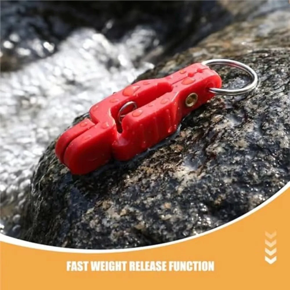Durable Downrigger Release Clip Adjustable Heavy Tension Fishing Release Clip Portable ABS Snap Release Fishing Tension Tool