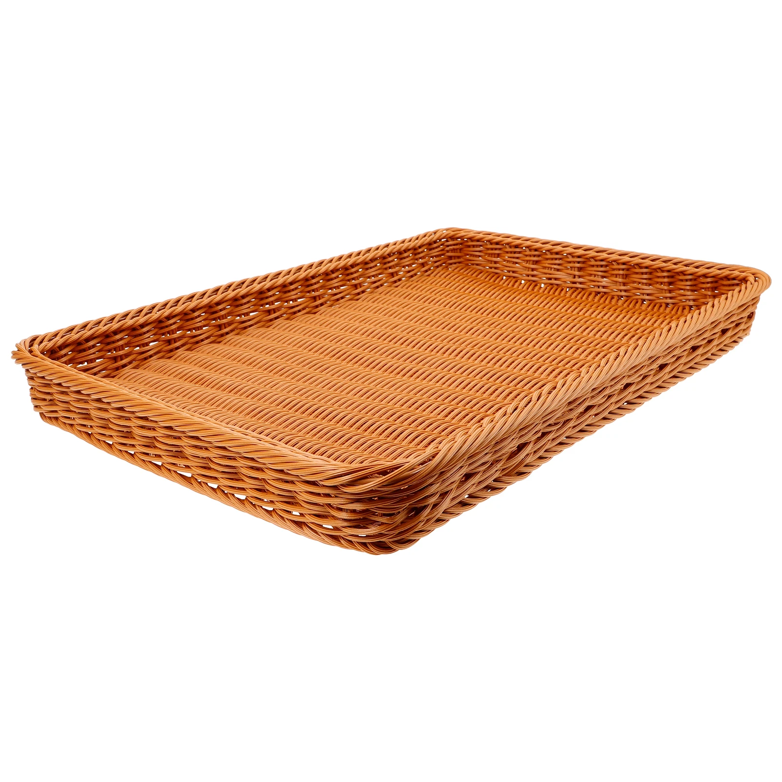 

Imitation Rattan Shoes Basket Large Capacity Storage Organizer Multi Decor Fake Rattan Basket Household