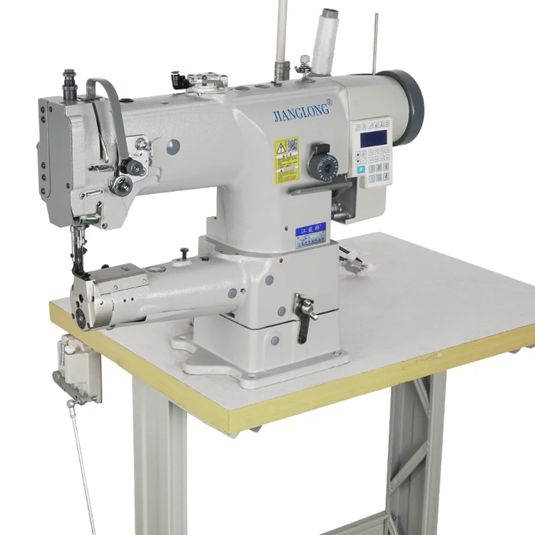 6860D Cylinder Arm Automatic Direct Drive Leather Bag & Luggage Lockstitch Industrial Sewing Machine