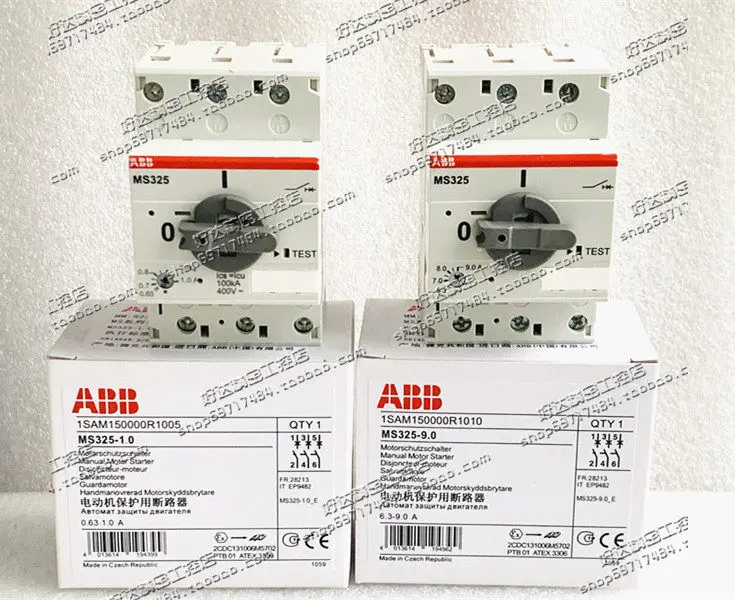 Disjuntor de Motor Original ABB MS325-20, 16-20A, Em Estoque. Motor de Arranque MS325-20