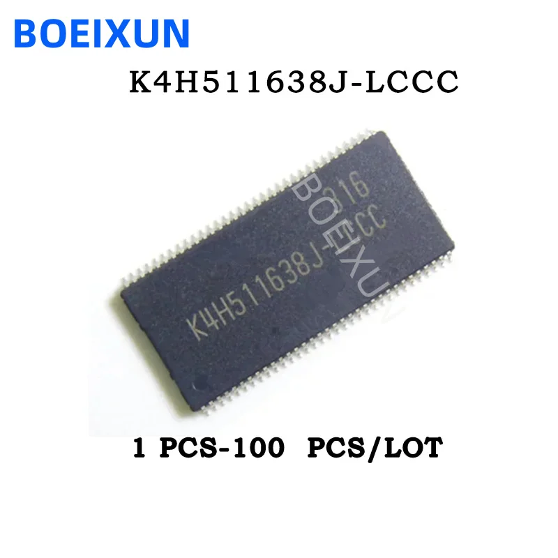 10PCS/50PCS/100PCS K4H 511638 J-LCCC TSOP66 K4H 511638 J  Brand New Original CHIP