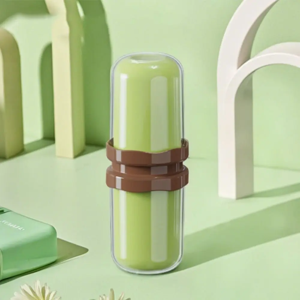 

Creative Portable Travel Mouthwash Cup Plastic Hygienic Brushing Cup High-capacity Toothbrush Cup Office