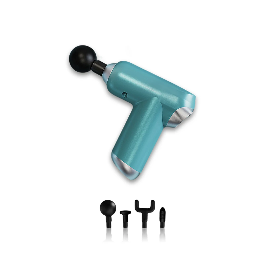 

Fascia Massager 32 Gear LCD Handheld USB Deep Muscle Massaging Device Travel Leg Shoulder Relaxation Machine with 4 s