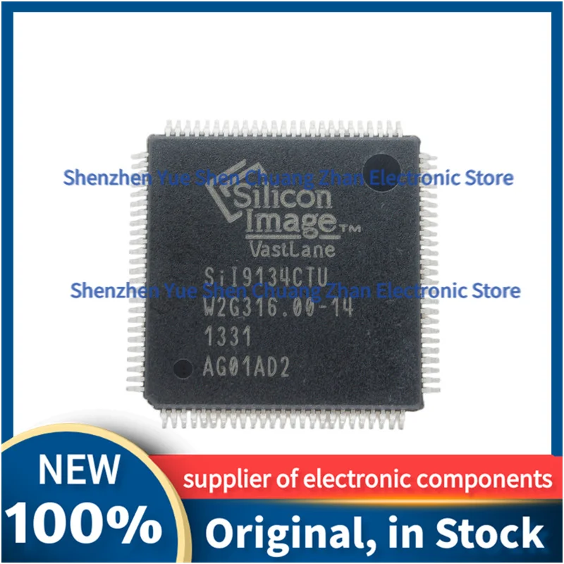 

(2piece)100% New SII9134CTU SIL9134CTU SI19134CTU QFP-100 Chipset