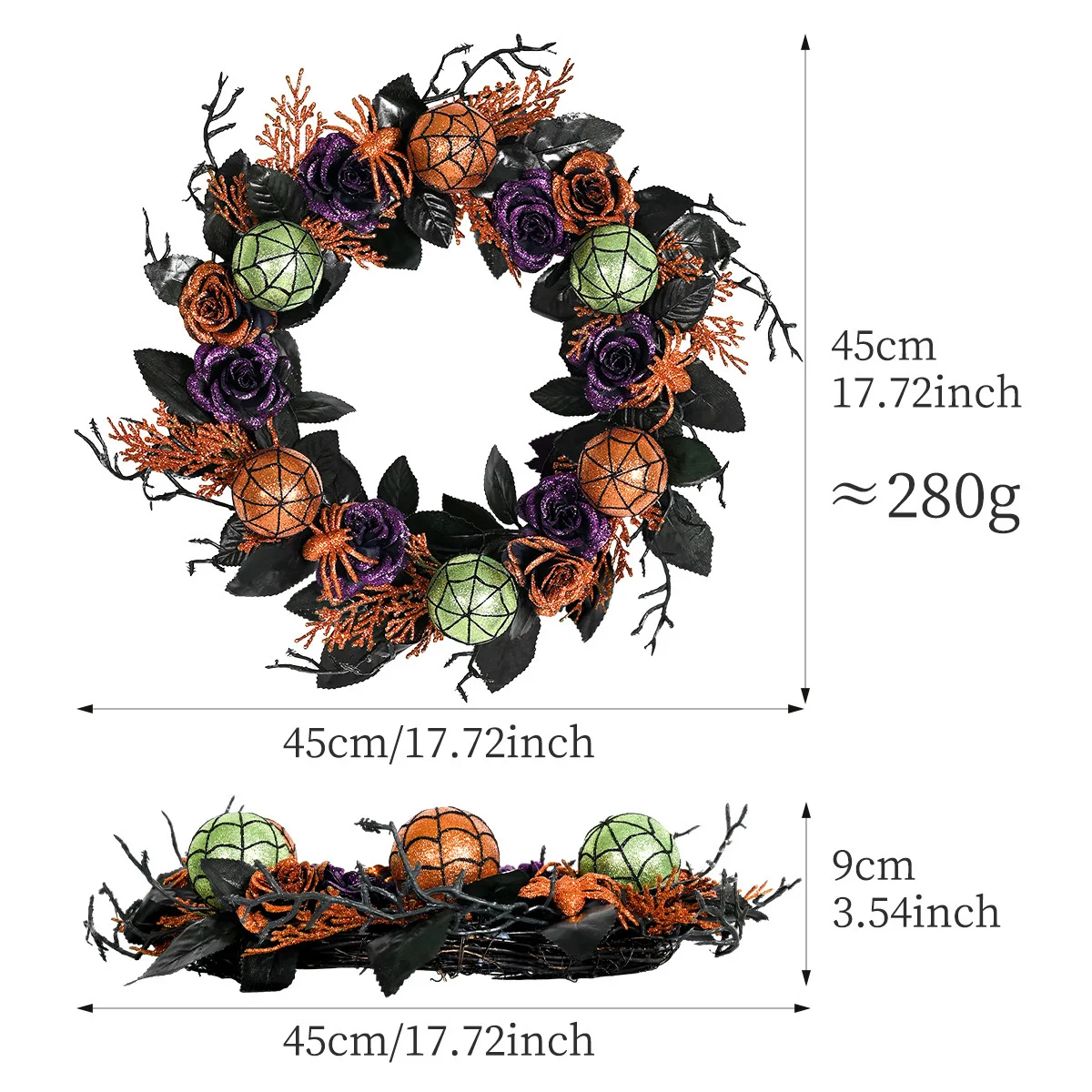 

Halloween Wreath Halloween Ornament Pendant Home Decoration Door Decoration Ghost Festival