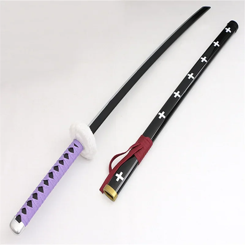 New Cosplay Trafalgar Law 3 Style Wood Katana Weapon Role Play Trafalgar D Water Law Model Sword 104cm