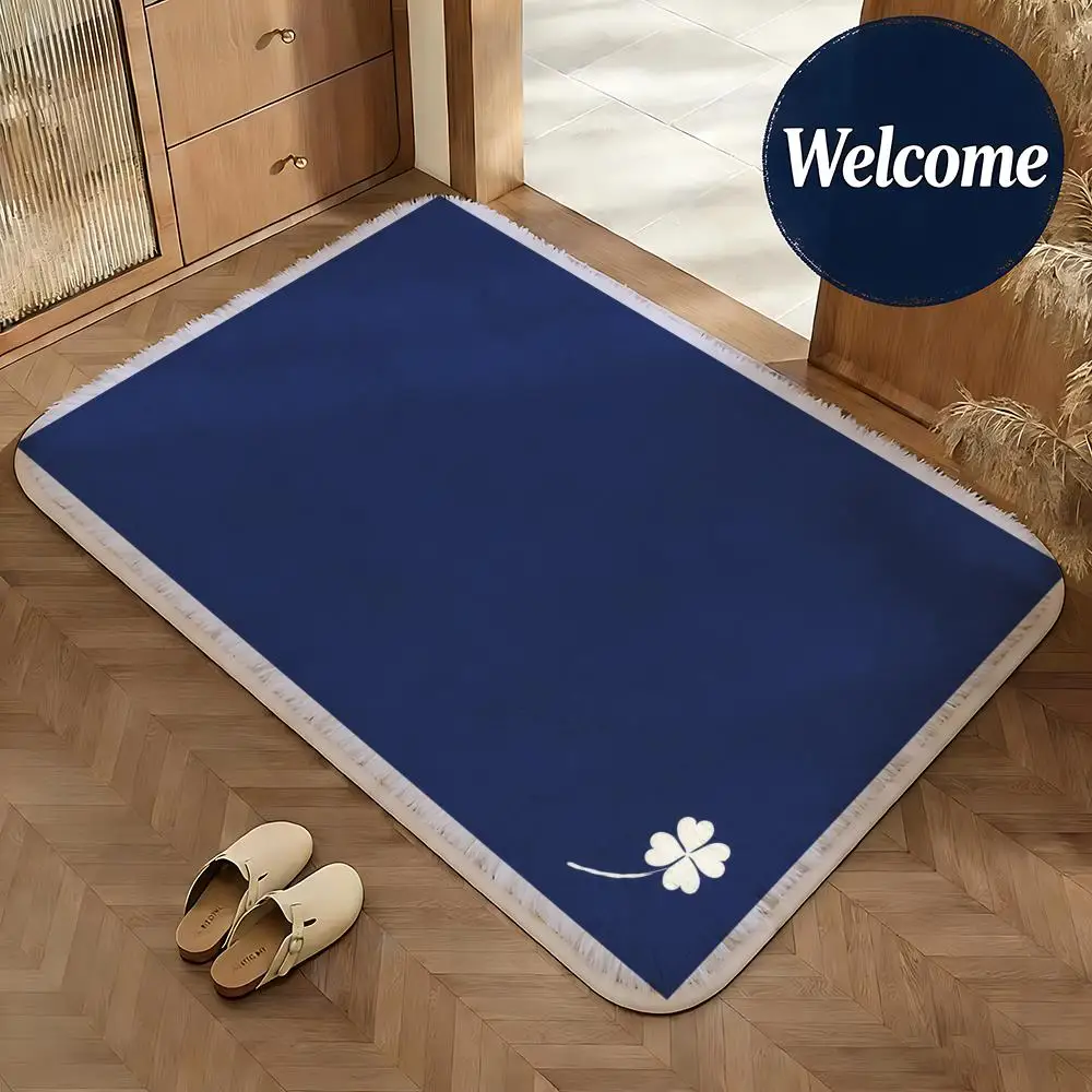 Saugfähige Matte, Bodenmatte, rutschfeste, saugfähige Fußmatte, für Badezimmer, Schlafzimmer, Heimdekoration, Teppich