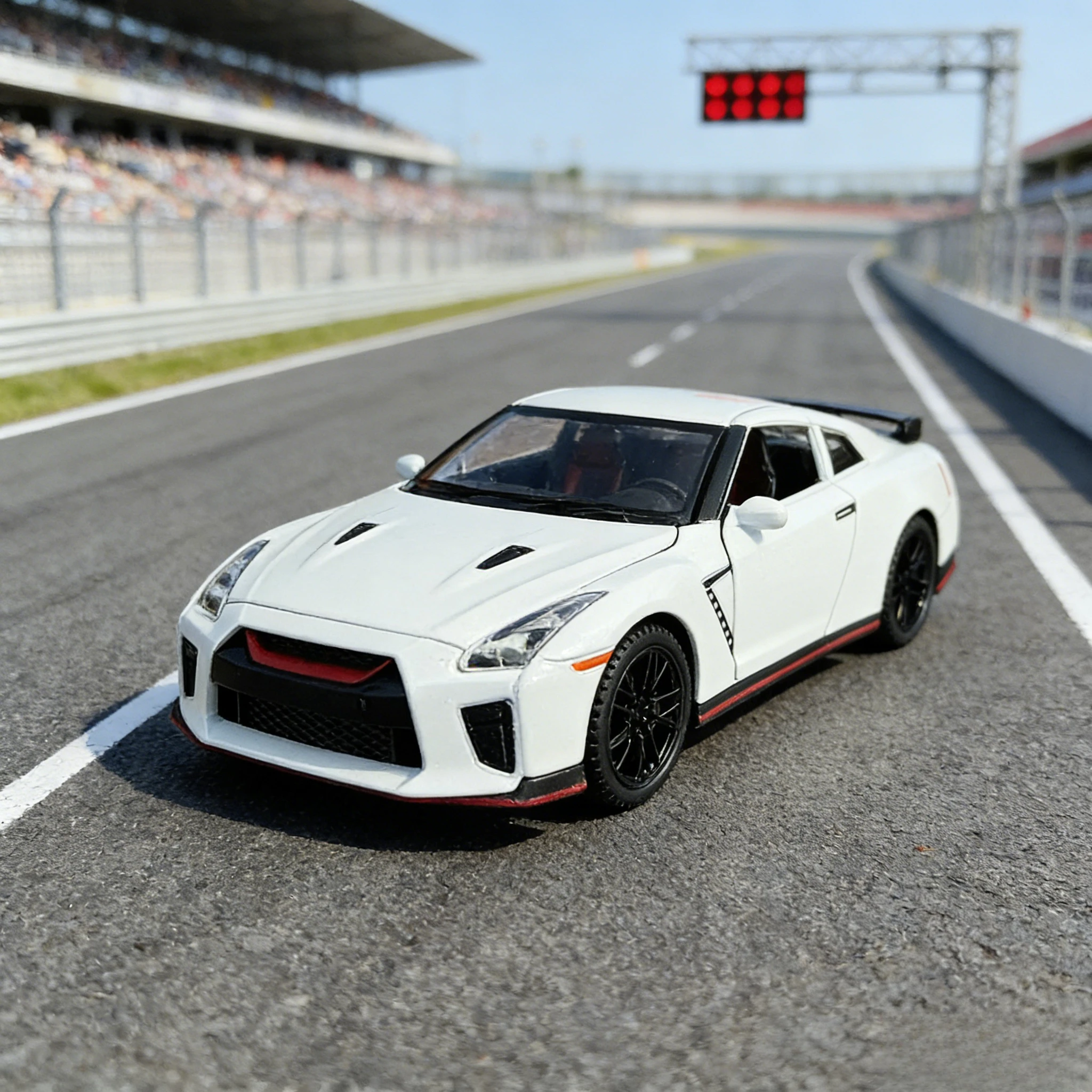 

Для 1:32 Nissan skyline ares GTR R35 модель автомобиля двери и багажник капота может открыть как подарок на день рождения друзьям