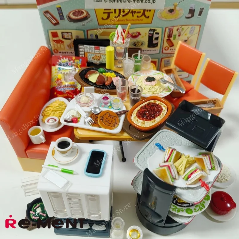 

Re-Ment Authentic Delishers Family Restaurant Miniature Scene Simulation Food Toy Exquisite Collectible Blind Box Desktop Model
