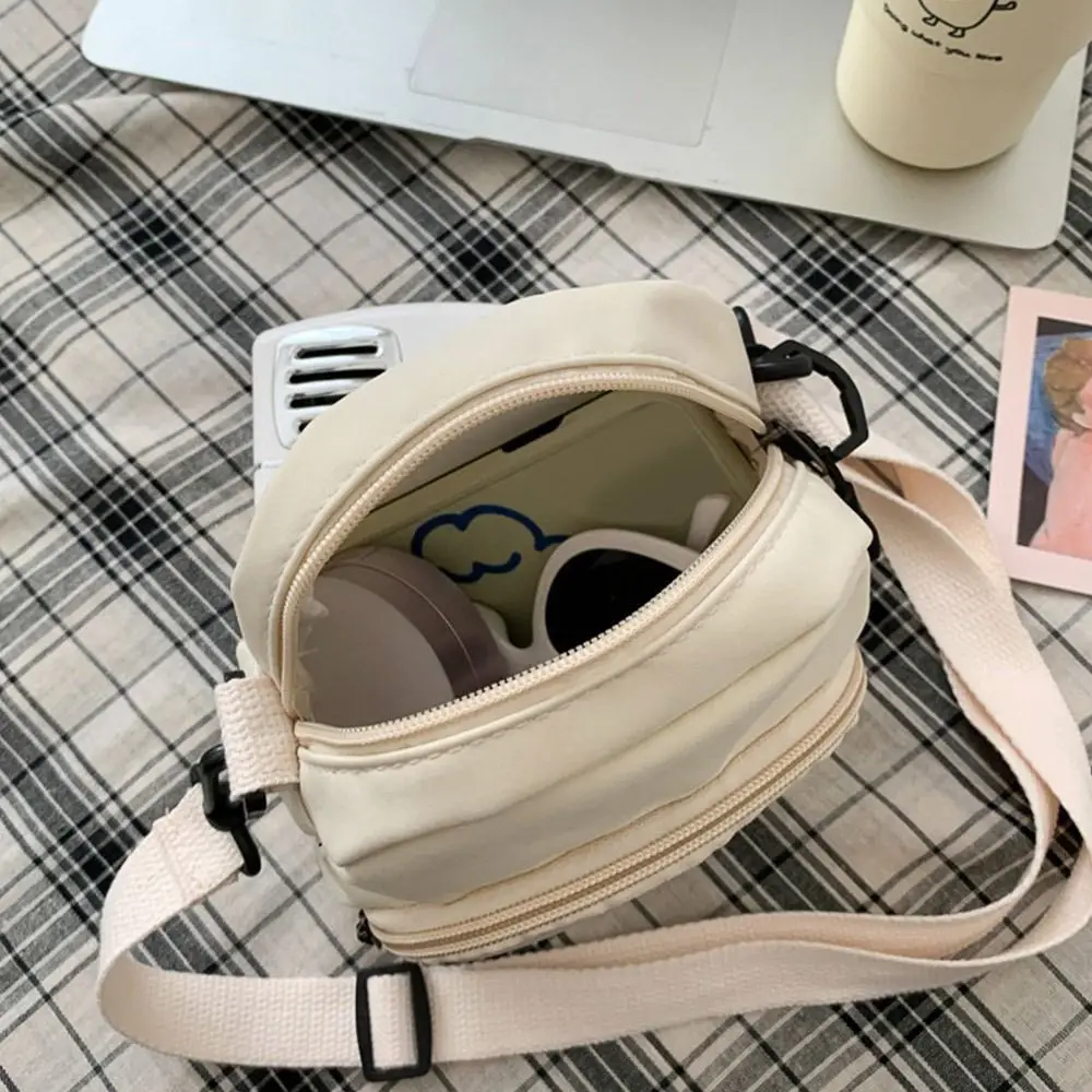 Casualowa etui na telefon jednokolorowa płócienna Mini torebka torba podróżna w stylu Crossbody torba na ramię damska torba Crossbody