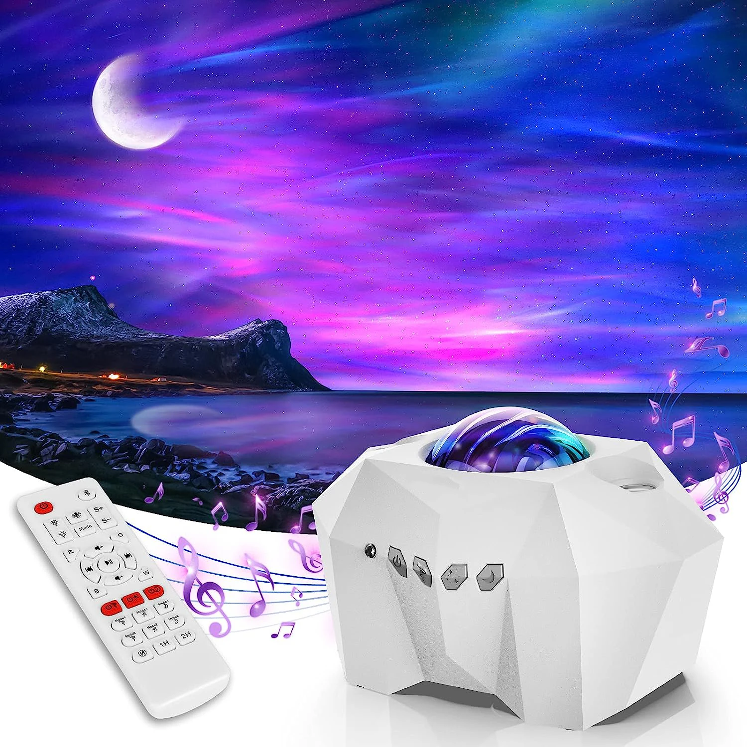 LED Aurora Projector Galaxy Starry Sky Projector Lamp Northern Lights Bedroom Home Room Decoration Nightlights Luminaires Gift