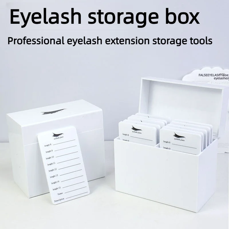 Magnetic Eyelash Storage Box 10 Layers Acrylic Display Board Grafting Lash Flower Holder Professional False Eyelash Extension
