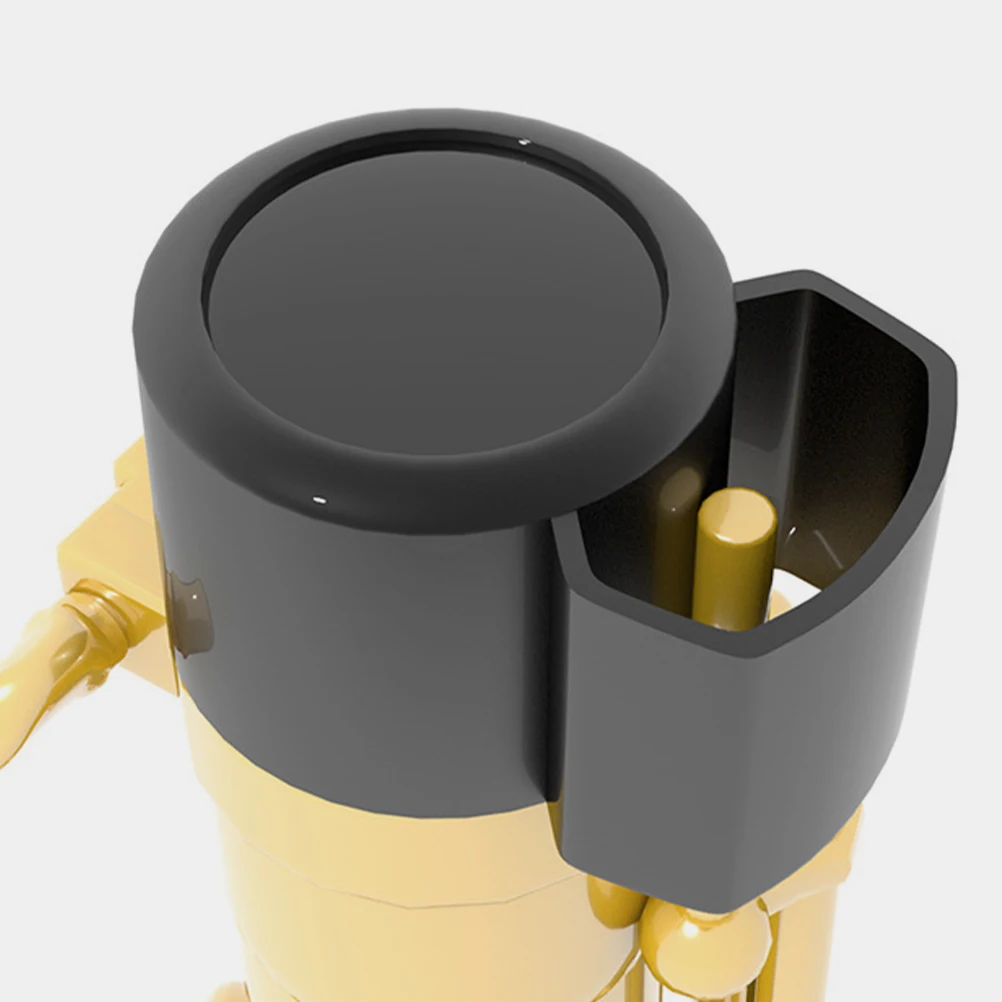 

2 Pcs Saxophone Plug Soprano End Alto Neck Saxphone Cap Saxaphone Mute Accessories