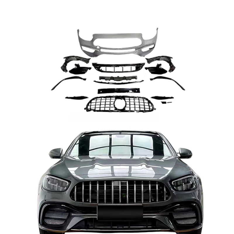 

Genuine bodykit For W213 E-class C238 E coupe E200L E260L E300L Upgrade E63S AMG Car Bumpers Front car bumper car grill