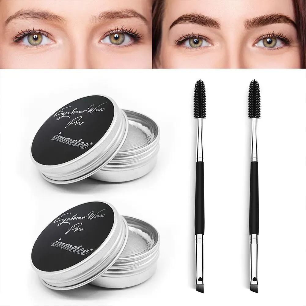 Eyebrow Styling Gel Brow Wax Sculpt Soap Waterproof Proof Brow Styling Wild Easy Sweat Long-Lasting Wear Cosmetic To 3D Fea J6V5