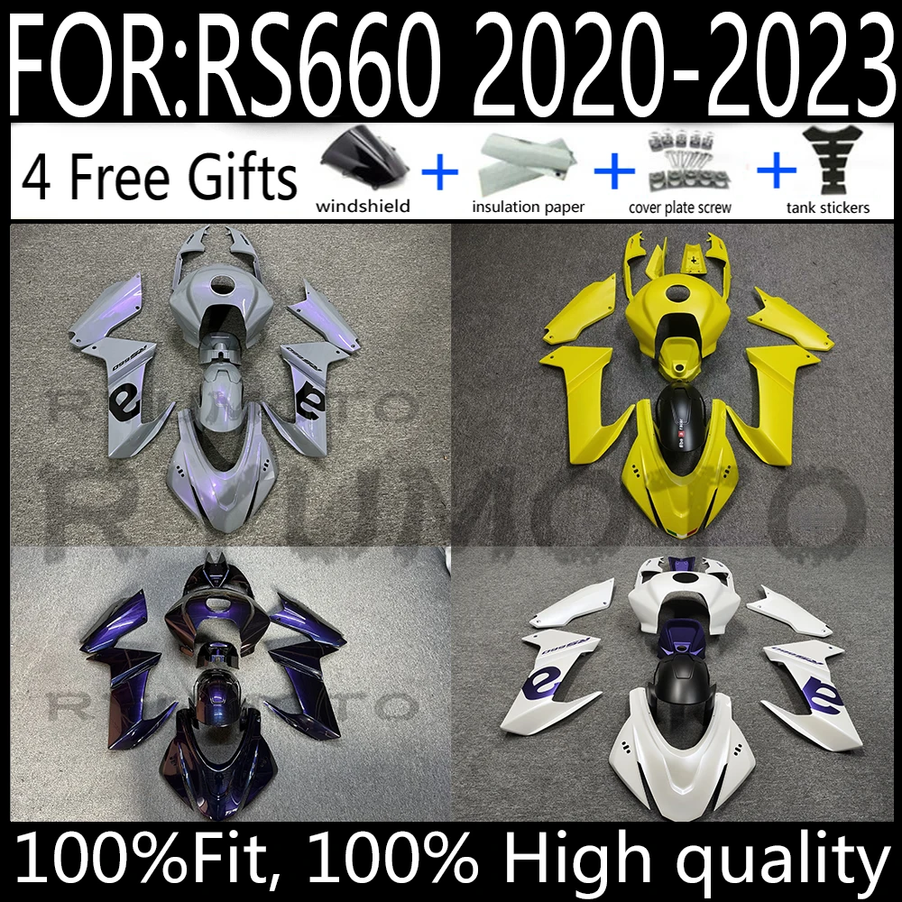 

RS660 Fairings Motorcycle Injection Panel Bodywork Frame Protector Kits For Aprilia RS 660 2020-2023 2022 Fairing Accessories