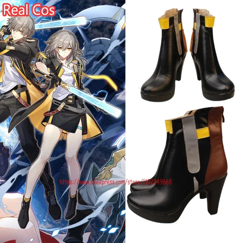 

RealCos Honkai Star Rail Trailblazer Обувь для косплея Сапоги Хэллоуин Косплей Костюм Аксессуары