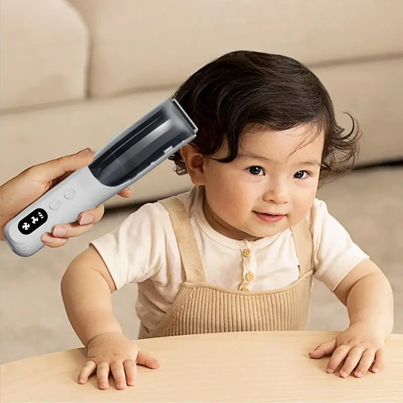 Toddler Hair Trimmer Electric Hair Clippers Kids Hair Trimmer Quiet Hair Cutting Clippers Waterproof Cordless Hair Clipper Hair