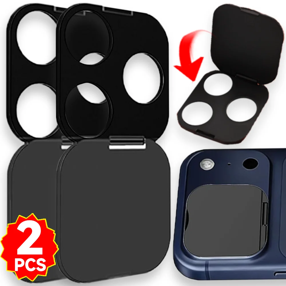 

2-1PCS Privacy Protector Case for IPhone 17Pro/17 Pro Max Anti-Peeping Phone Back Camera Lens Cover Open-Close Protective Design