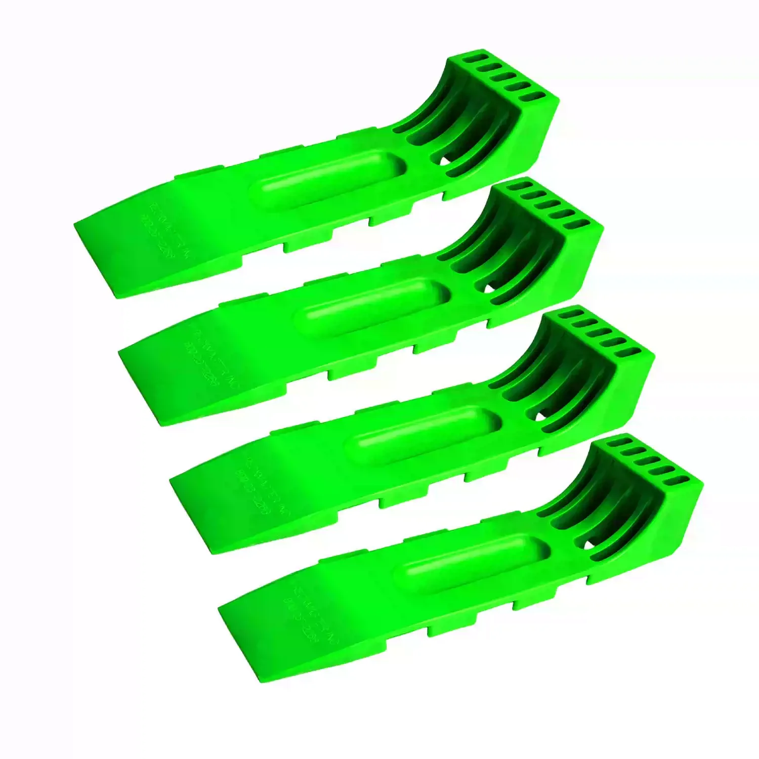 4PCS trailer interlocking plastic tire skates for ramp wrecker operations