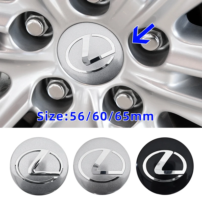 

Car Sticker 4pcs 56mm 60mm 65mm Car Wheel Center Hub Cap Rim Cover Stickers For Lexus LS LC RZ IS350 GX460 LX570 RX500h NX300 LM
