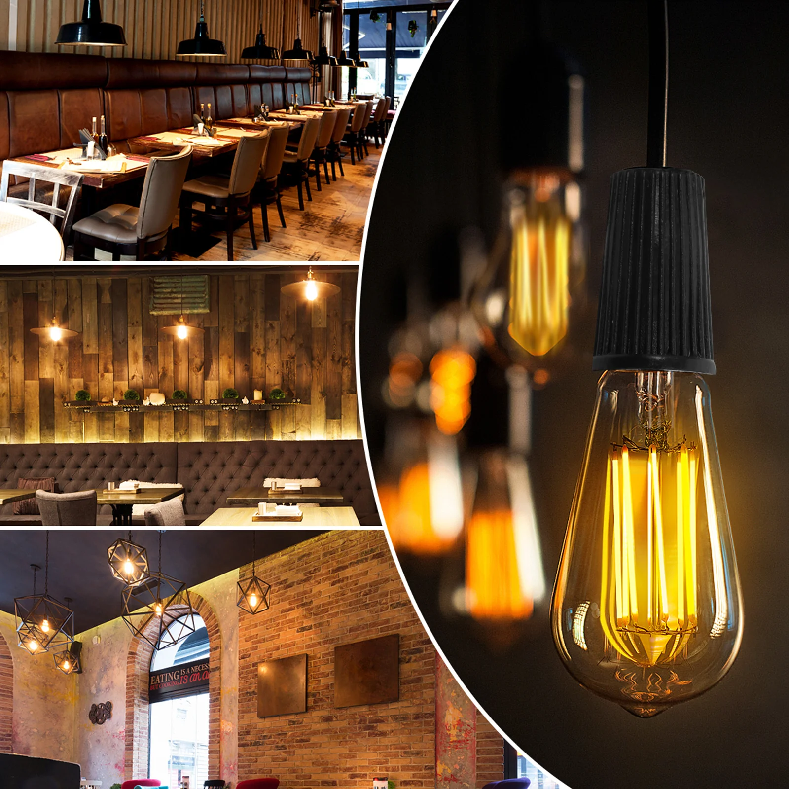 

100Pcs Cable Glands Strain Relief Connectors Durable Plastic Lamp Holders Home Decoration DIY Lighting Parts Cable Gland