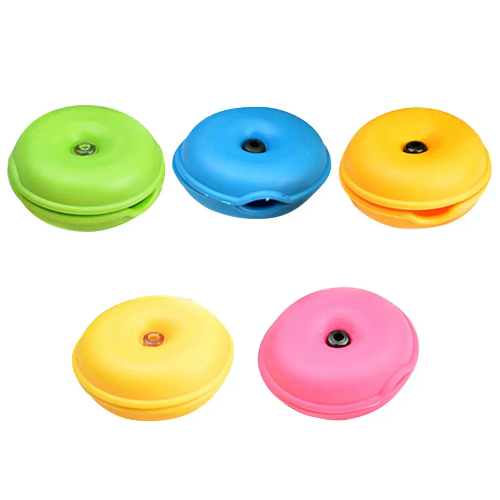 5Pcs Earphone Organizer Cable Winder Premium Tpr Material Portable Protective Case for Earbuds Headset USB Cord Neat Storage