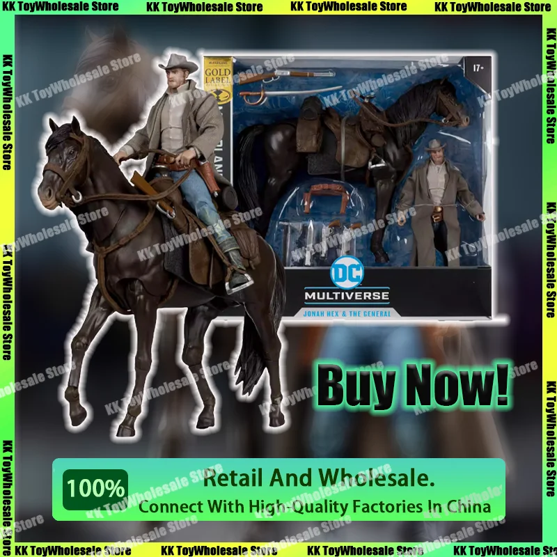 

Новые игрушки Mcfarlane Dc Multiverse Jonah Hex & The General, аниме-фигурка, 7-дюймовая коллекционная серия, модели, рождественские подарки, игрушки